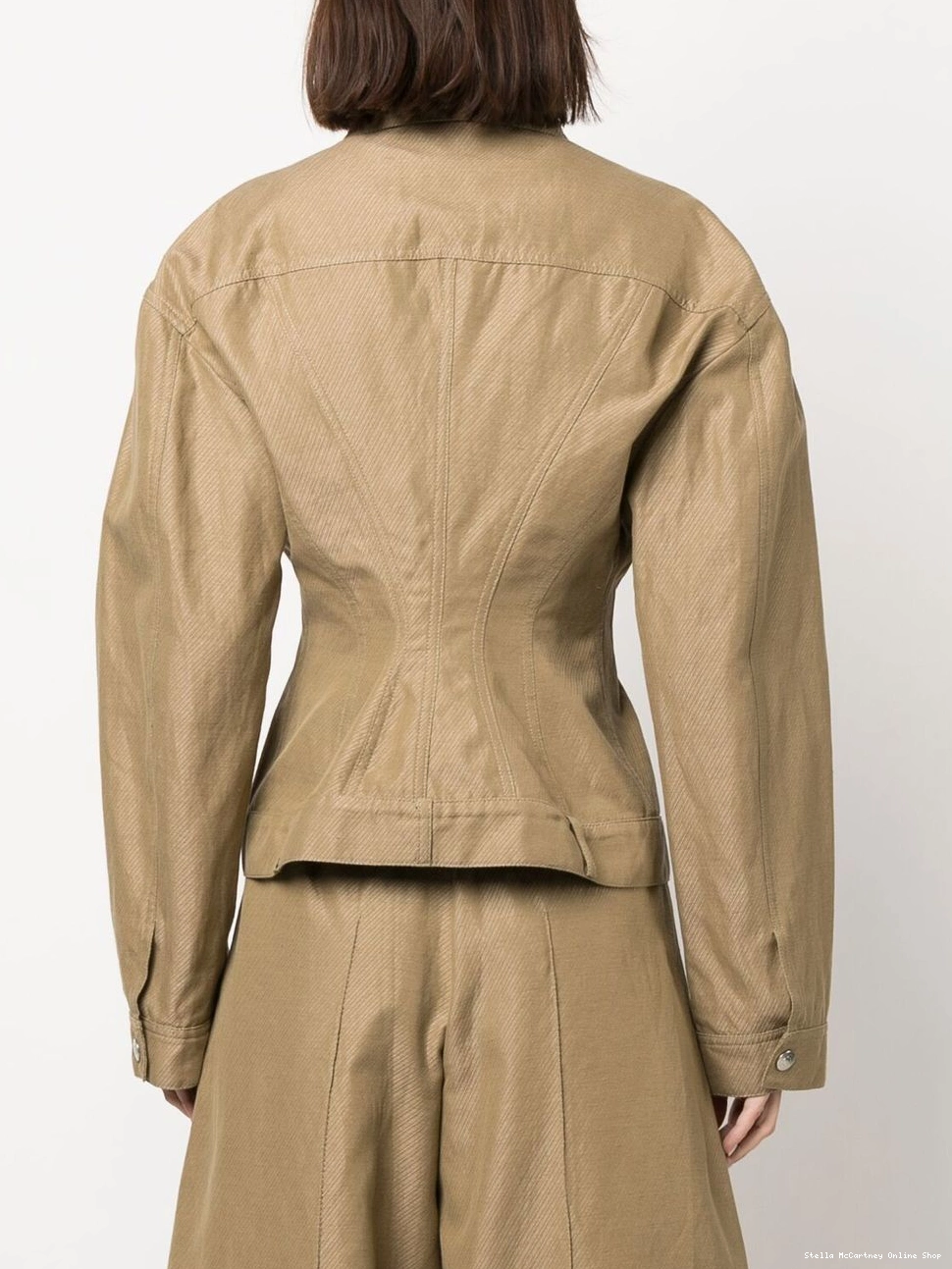 Affordable jacket button-up McCartney fitted-waist Stella Women 0429